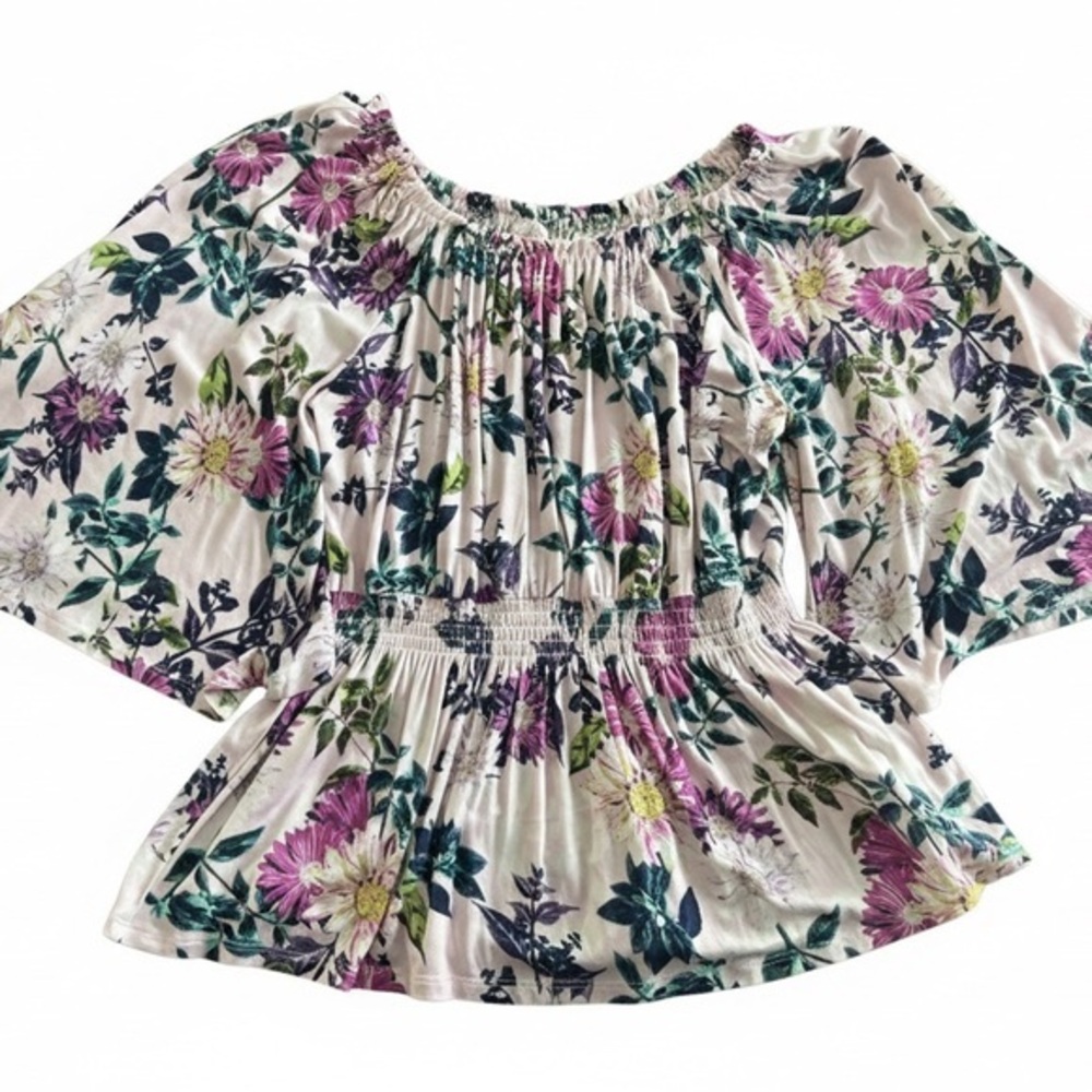 Cupio women’s off the shoulder peplum top/medium